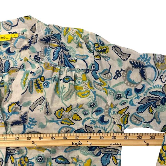 Roberta Roller Rabbit CottonSilk Tunic Dress/Swim Coverup Size M Vacation Resort - Picture 4 of 8